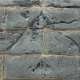 Empire Hearth Large Ceramic Fiber Fire Cracked Gray Liner DVP34FCG