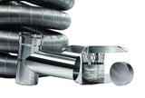 DuraVent 6" x 20' Stainless  Steel Flex Liner with Connectors, Top Plate and Cap L620TK-R6