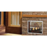 Majestic Fortress 36" Indoor/Outdoor See-Through Gas Fireplace ODFORTG-36