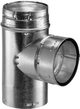 DuraVent 6" Round B-Vent 6" Standard Tee 6BVT