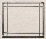 Empire Hearth Black Rectangle Forged Iron Inset DFI34RBL