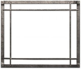 Empire Distressed Pewter Forged Rectangle Iron Inset DFI34RDP
