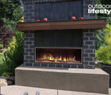Majestic Lanai 60" Outdoor Natural Gas Linear Fireplace ODLANAIG-60