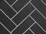 Empire Hearth 36" Black Herringbone Brick Set WBL36HBL