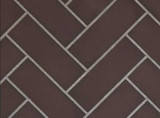 Empire Hearth 54" Mocha Herringbone Brick Set WBL54HBR