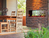 Majestic Products 60" Lanai See-Through Natural Gas Outdoor Fireplace ODLANAIGST-60