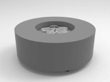 HPC Assembled Metal Fire Pit Enclosures — 60in d. x 18in