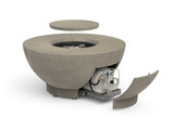 American Fyre Designs 48-inch Chat Outdoor Fire Bowl