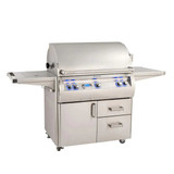 Fire Magic Echelon Diamond 36" Grill with Digital Thermometer & Single Side Burner E790s-8