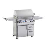 Fire Magic Echelon Diamond 30" Grill with Digital Thermometer & Single Side Burner E660s-8
