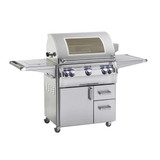 Fire Magic Echelon Diamond 30" Grill with Analog Thermometer & Single Side Burner E660s-8