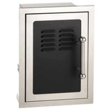 Fire Magic Echelon Black Diamond Door w/ Tank Tray & Louvers