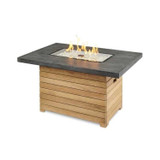 Outdoor Greatroom Darien Rectangular Gas Fire Pit Table with Everblend Top DAR-1224-EBG-K