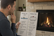 Efficient Fireplace Conversions: Natural Gas vs Propane