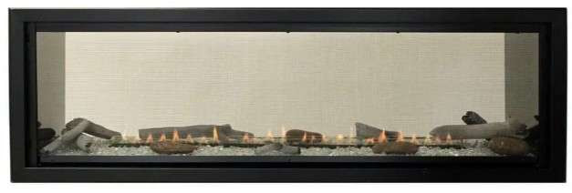 Empire Hearth See-Thru Black Porcelain Liner with Burner Cover VBP48BLKR