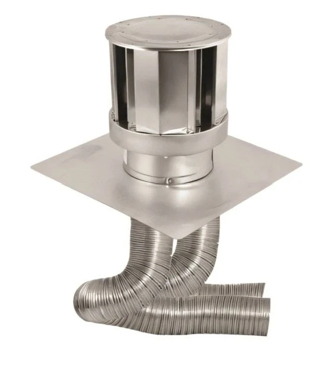 HHT Direct vent insert kit - one 4 - liner, one 30 - liner, plus term cap components LINK-DV4-30B