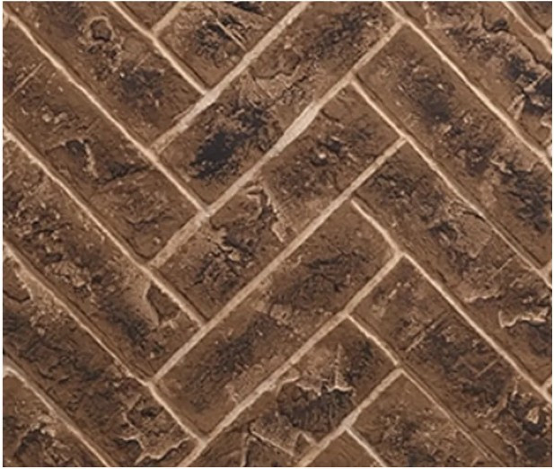 HHT Tavern Brown herringbone Brick interior panels BRICKMQ36HB-B
