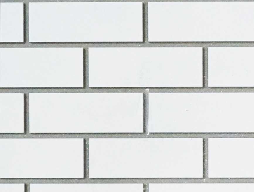 Empire Hearth 54" White Traditional Brick Set WBL54TWH