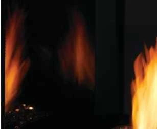 Monessen Fireplaces 32" Aria Reflective Black Magic Glass Liner BMGVFF32C