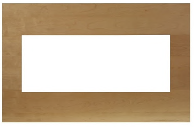 Amantii MAN-BMNB-XS40 natural birch birch mantel surround for BI-40-XTRASLIM - surround only