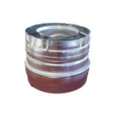 Sierra Flame Galvanized Flex-to-Hard-Pipe Adapter | DURA-FLEX