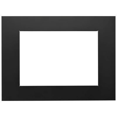 Napoleon Backerplate - Large 4-Sided, Black (RD2: 28.375" H x 40" W, RD3: 31.125" H x 42" W) — BK4B2RD