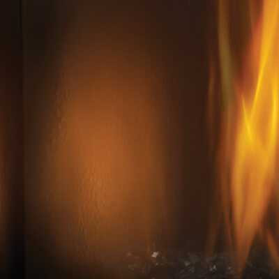 Napoleon Decorative Panels - MIRRO-FLAME™ Heat Radiating Reflective Black Porcelain (Rear Vent) — PRPGDS30R