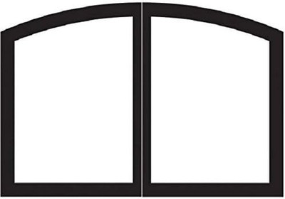 Empire Hearth 32" Vent-Free Black Arch Door Set VFR32SCBL