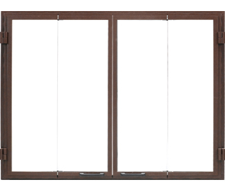 ODGF42BZ-B bronze outdoor glass bi-fold doors — manufacturer image