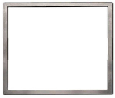 Empire Hearth Brushed Nickel Beveled Window Frame DF362LNB