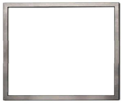 Empire Hearth 1.5" Brushed Nickel Beveled Frame DF482NB