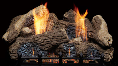 Monessen Fireplaces 24" 7pc Berkley Oak Refractory Log Set BO24-R