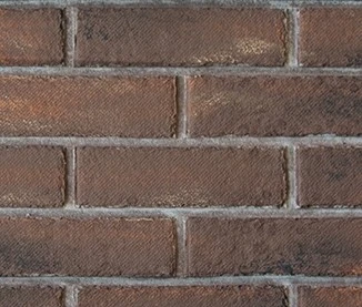 Monessen FBVFF32CLR Colonial Red firebrick panel finish detail