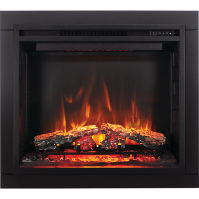 Napoleon NEFB36H-BS-TRIM finishing trim shown installed; fireplace sold separately