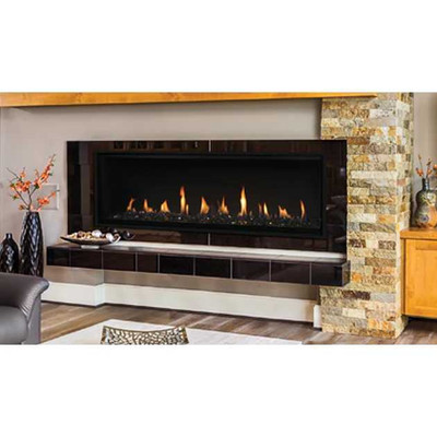 Superior 60" Direct Vent Contemporary Linear Gas Fireplace DRL4060TEN-B