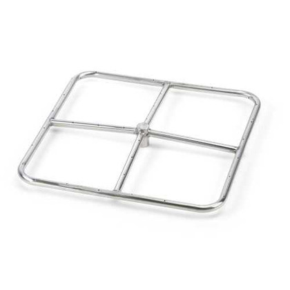 HPC FRSSQ12 — 12" SS Square Fire Ring (10-Piece Bulk Pack)