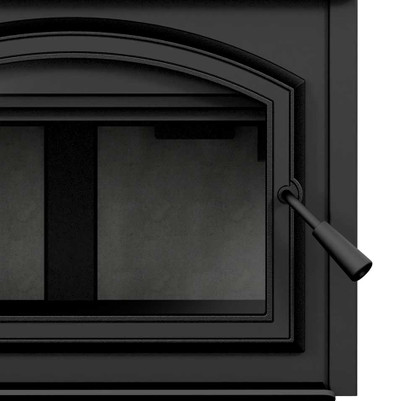 Empire Stove Door Overlay, Black WD2BL