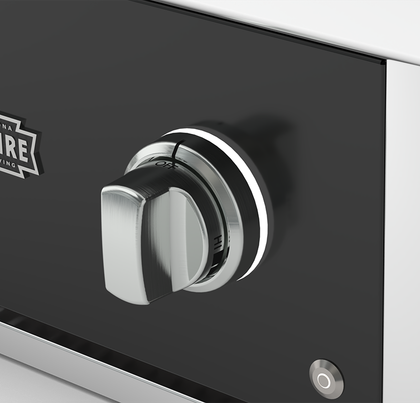 Wildfire Brushed Stainless Knob and Base Kit, 3 of Each - KB3-BS