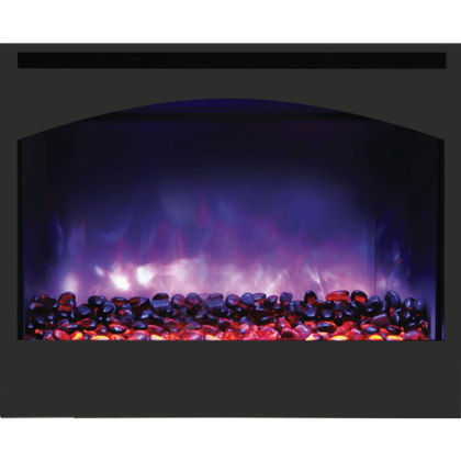 Amantii Arch Surround for the ZECL 31-3228 STL | STL-ARCH — accessory; installation view may include separately sold fireplace