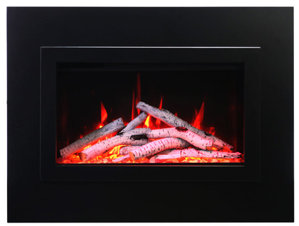 Amantii Traditional - 4 Sided Trim Kit for the TRD-26 | TRD-26-4 — accessory; installation view may include separately sold fireplace