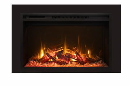Amantii Fire & Ice RusticStone - 3 Sided Trim Kit for the RS36 | RS36-3 — accessory; installation view may include separately sold fireplace