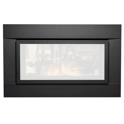 Sierra Flame Black Surround (with access panel)-41 1/2" W x 25 3/4" H | PALISADE-36-SURR-AP — accessory; installation view may include separately sold fireplace