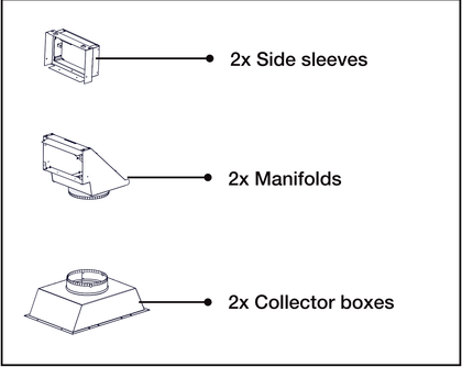 Napoleon DHMTLVX50S — manufacturer accessory diagram