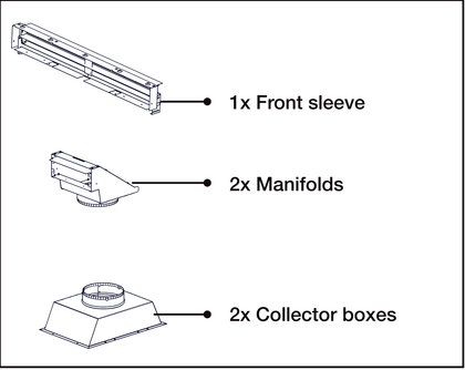Napoleon DHMTLVX62F — manufacturer accessory diagram