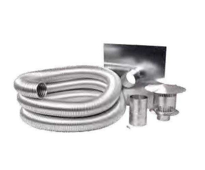 Napoleon Compressed Aluminum Flexible Gas Liner Kit 20ft Length, 3" Diameter GAKIT320
