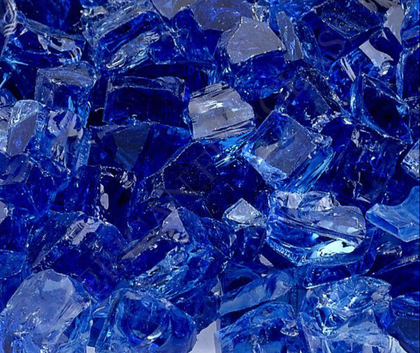 Glass Media, 5LB Bag, Reflective Blue CRSHGL-RBLU