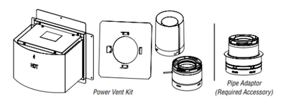 Power Vent Kit, SIT PF2, SV4.5/7.5 PVK-PF2-SV4.5
