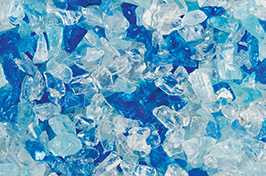 Superior Sapphire Blue Large Crushed Glass Media, 5lb bag GLO-Sapphire