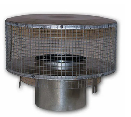 Superior Hi-Temp Round Top with Mesh Screen RT-8HT