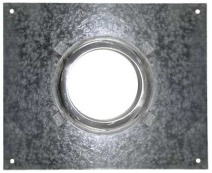Superior Hi-Temp Anchor Plate, Collar Assembly (Masonry Fireplaces) AP-12HT